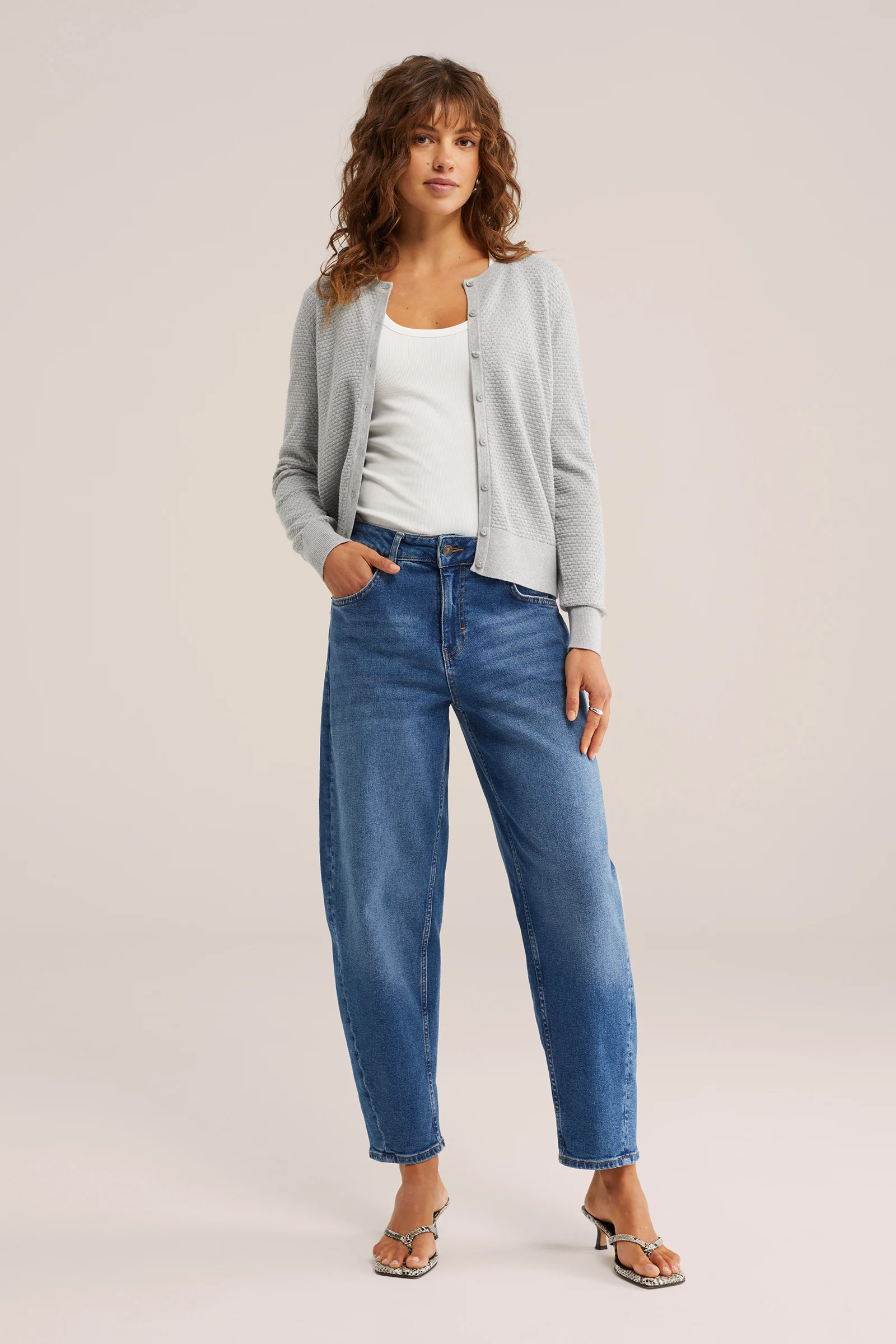 Dames gebreid vest met structuur