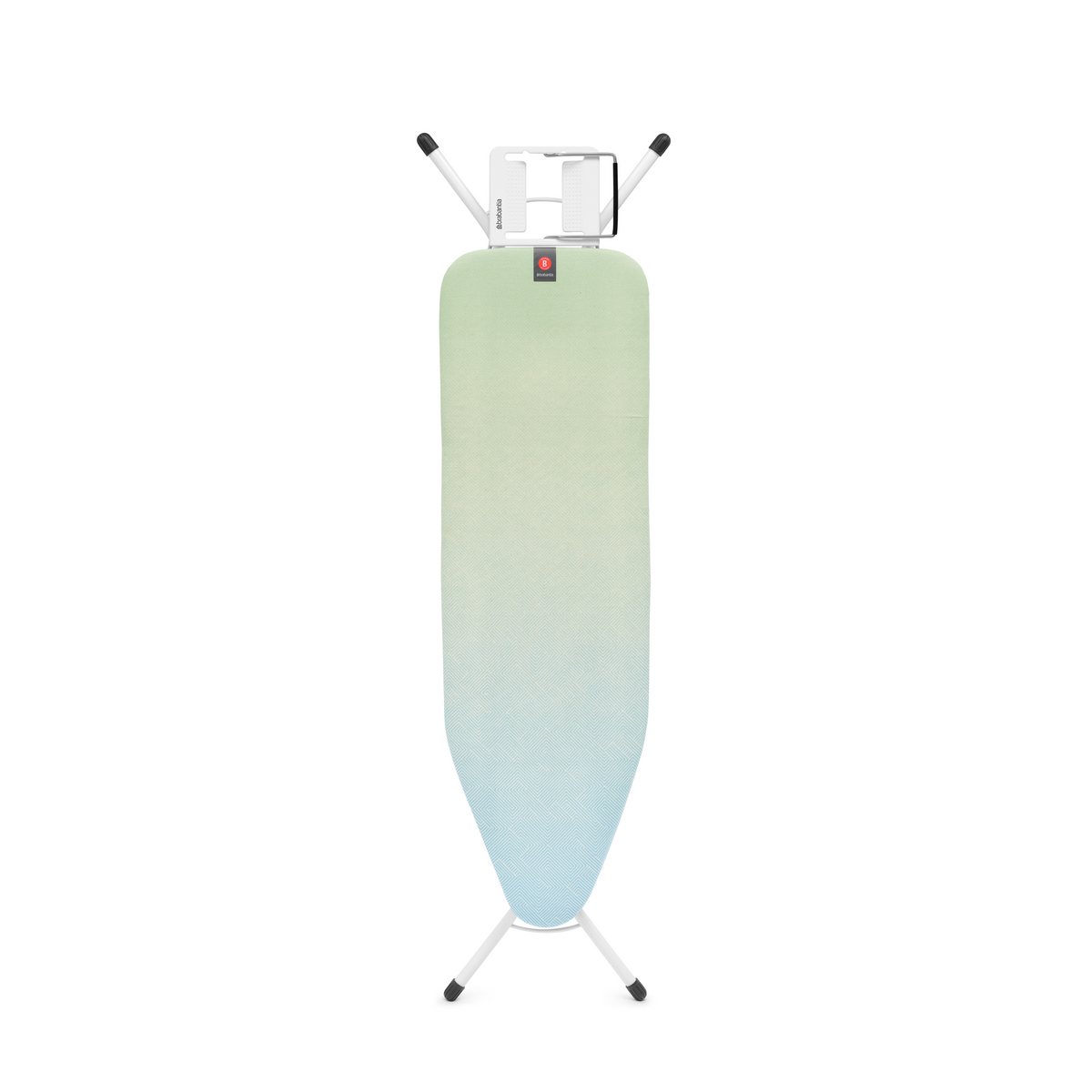 Brabantia Strijkplank B, 124x38 cm, strijkerhouder - Soothing Sea