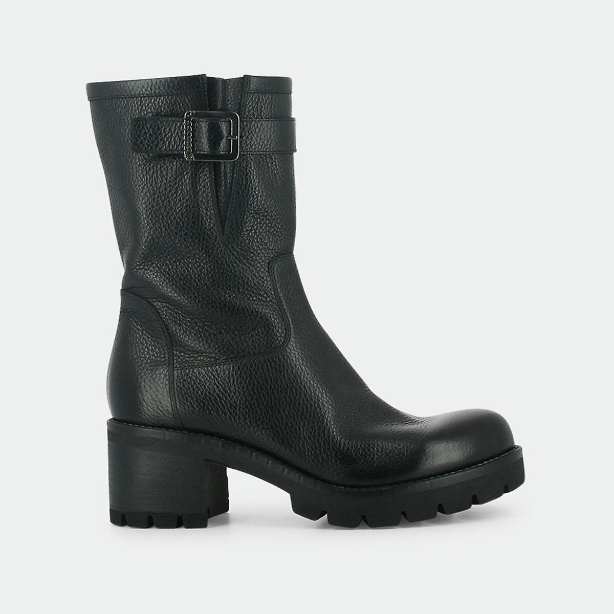 Boots motardes en cuir Mathos