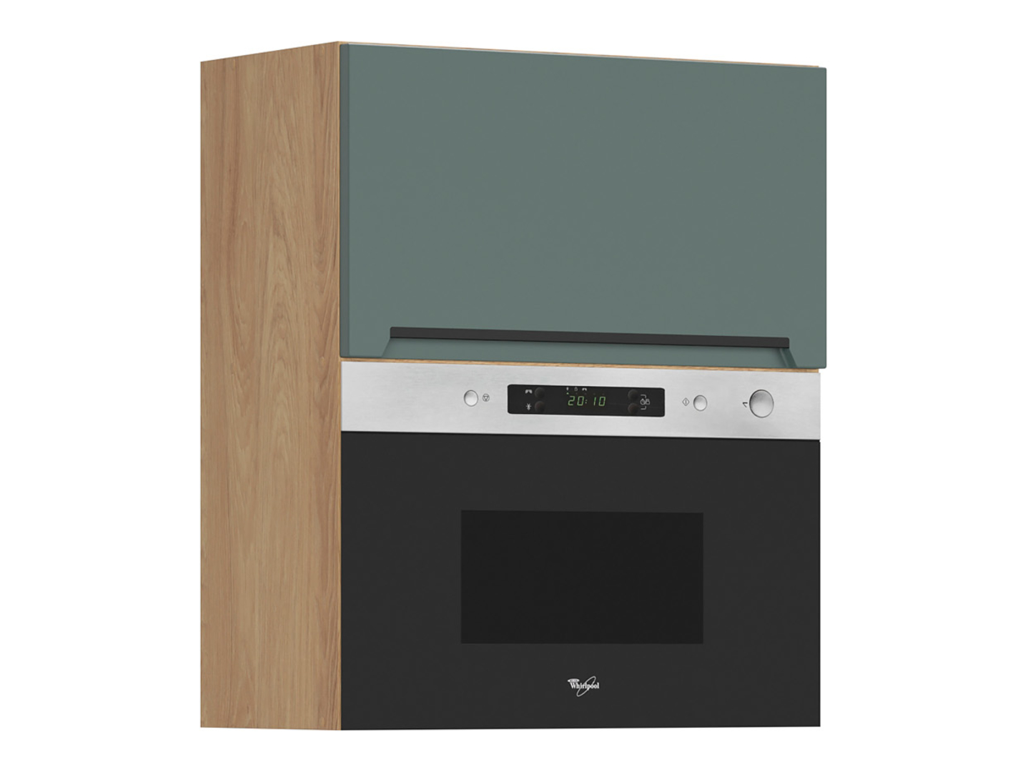 Szafka kuchenna górna Iris 60 cm zieleń boho matz mikrofaląinox