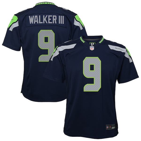Kenneth Walker III Seattle Seahawks Nike Youth Team Game Jersey - College Navy