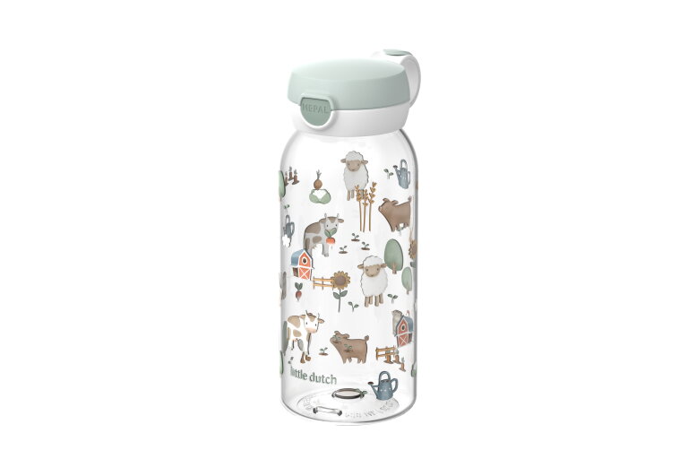 Campus drinkfles met flipdop 600 ml - Little Farm