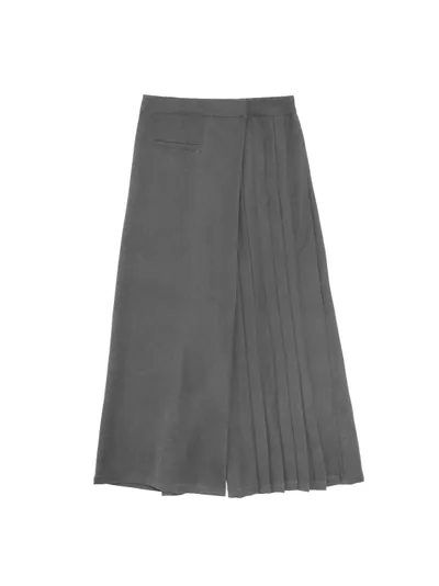 Asymmetric Pleated Pants - 26SDB048D