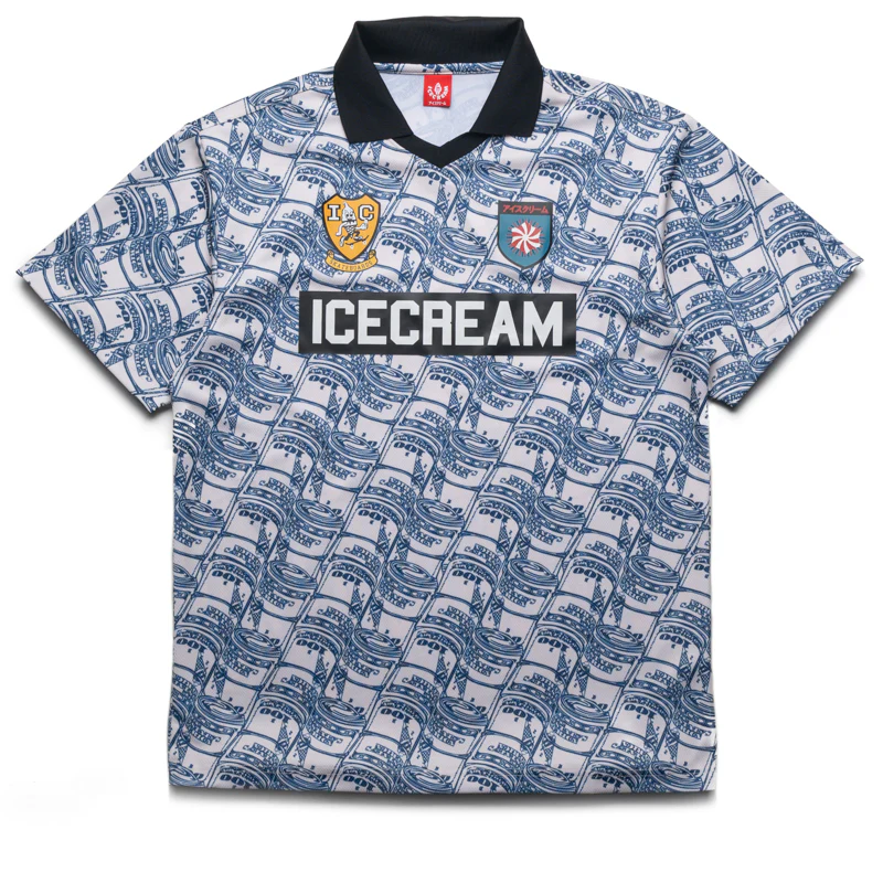 Ice Cream Stacks Knit Jersey - Antique White