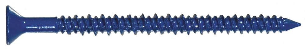 Hillman Phillips Flat Head Concrete Screw Anchors, For Concrete Application, 3/16 x 1-3/4-in, Assorted Pack Sizes