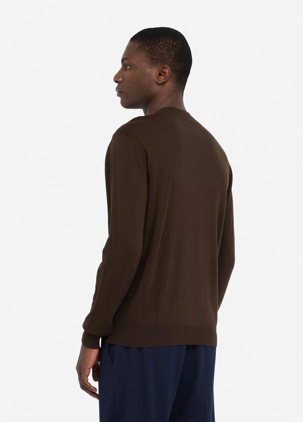 Maglia in cotone e seta
