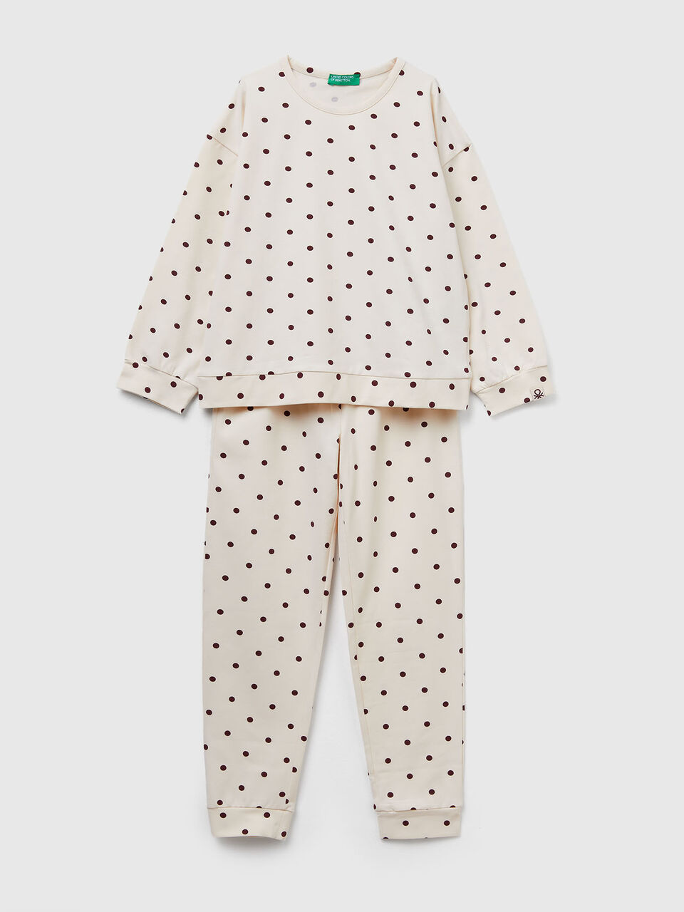 Warm polka dot pyjamas