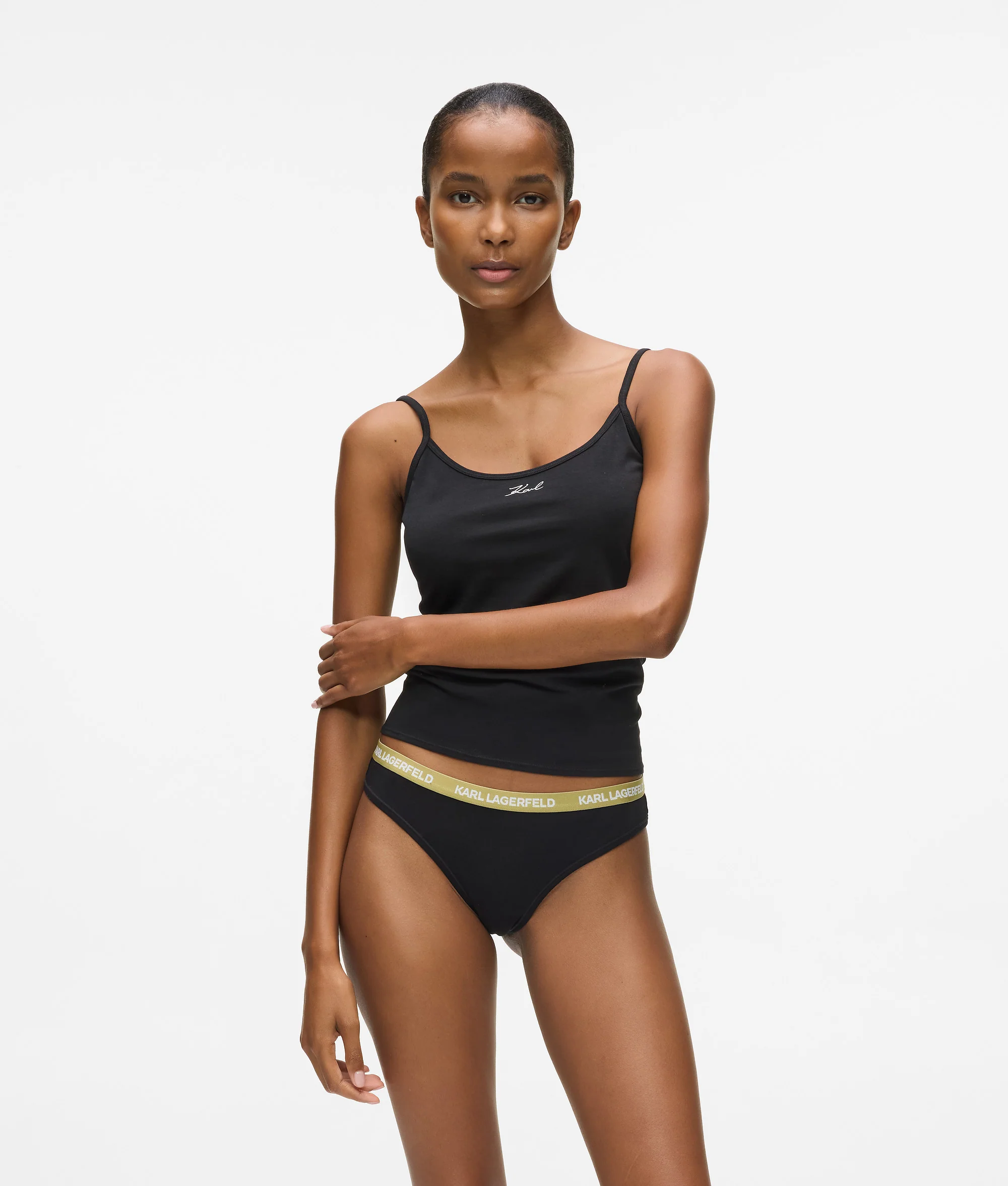 String multicolore avec élastique à la taille – lot de 3