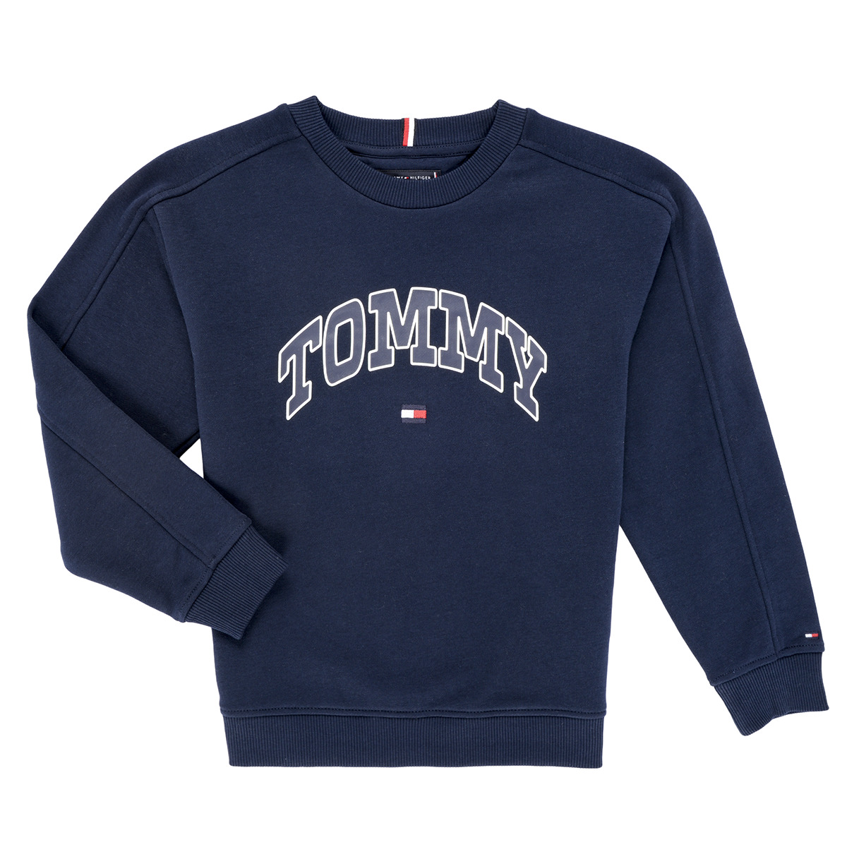 Tommy Hilfiger - VARSITY RAISED PRINT SWEATSHIRT - Marine