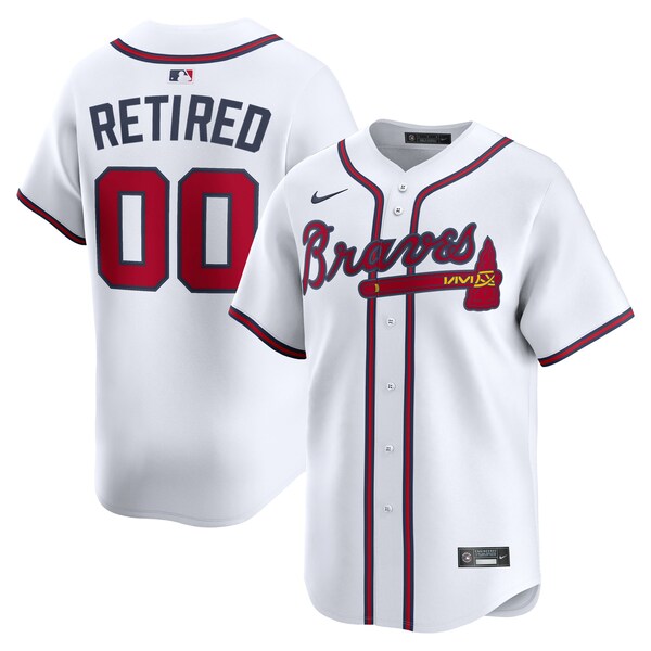 Atlanta Braves Nike Home Limited Pick-A-Player Retired Roster Jersey - White