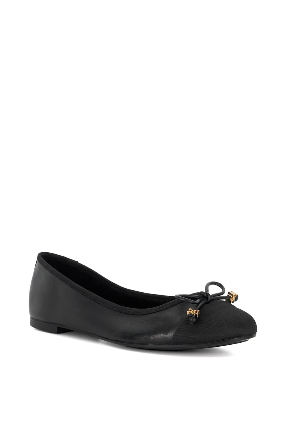 Dune London Wide Fit 'Hallo' Ballet Pumps