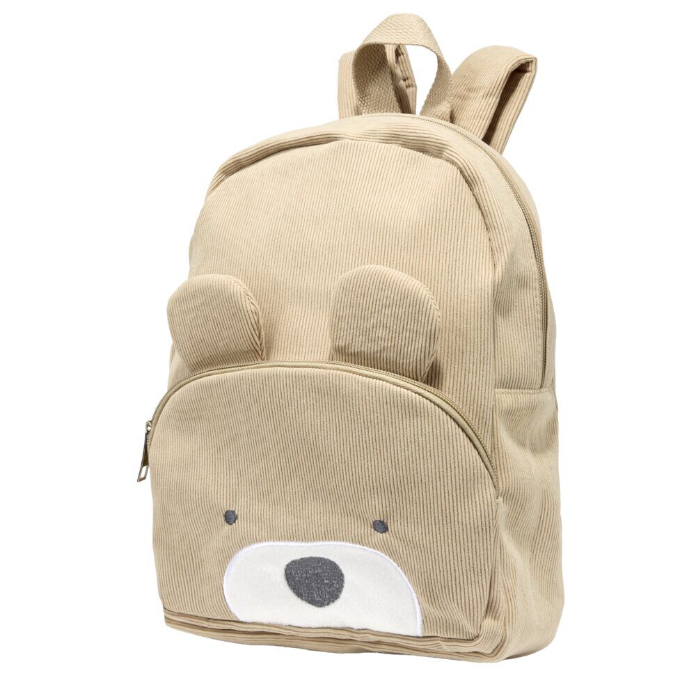 Sac à dos enfant ourson marron 24x10xH30cm