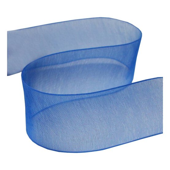 Royal Blue Organza Ribbon 25mm x 5m