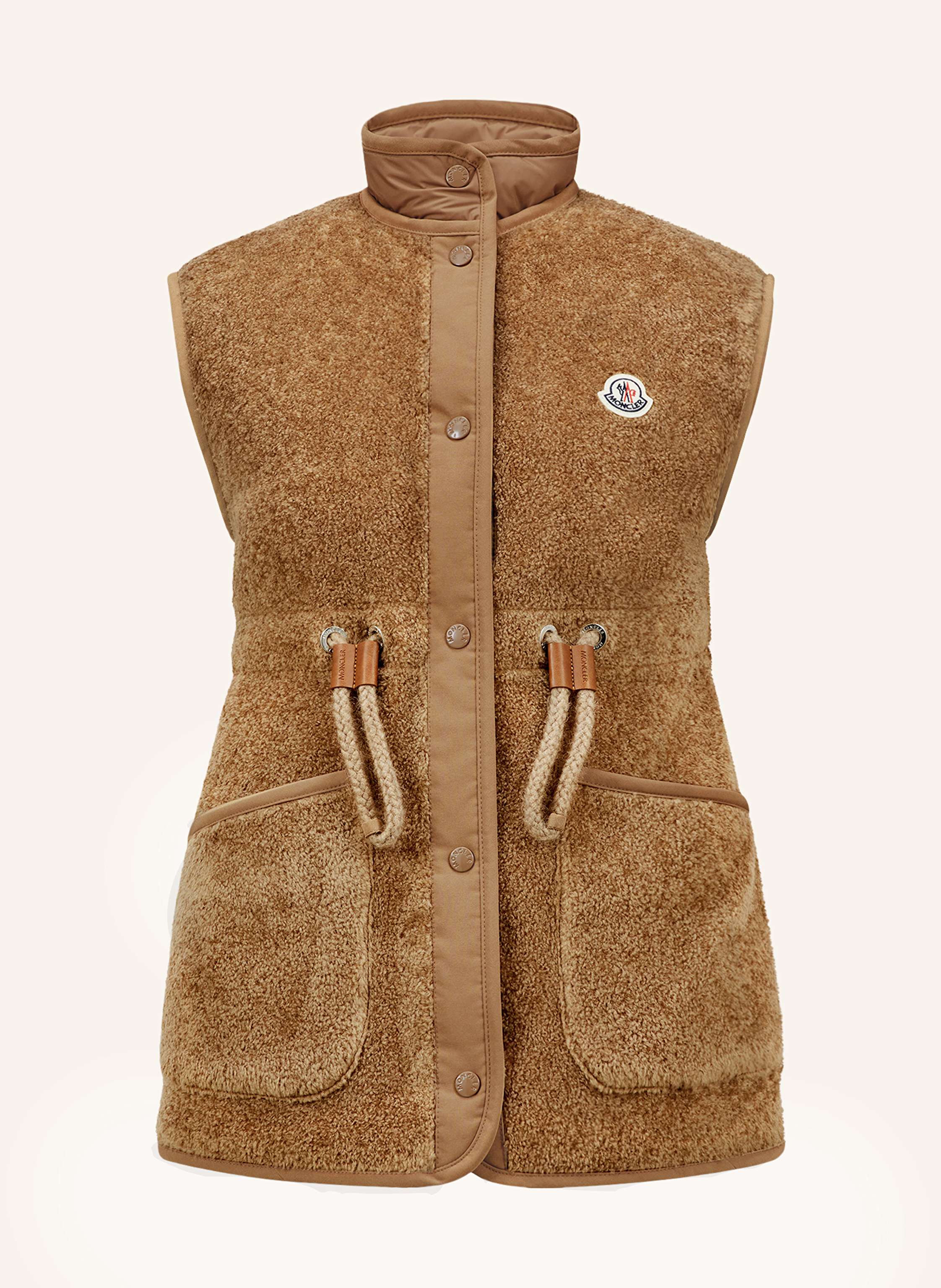 MONCLER Daunenweste BOST mit Teddyfell
