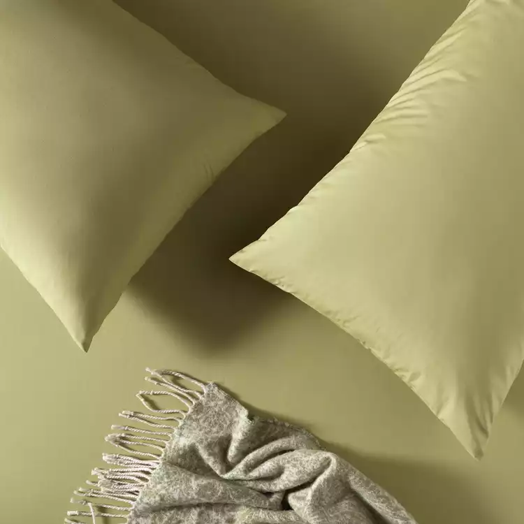 Habitat x Morris & Co. Cotton Pillowcase Pair - Leafy Arbour