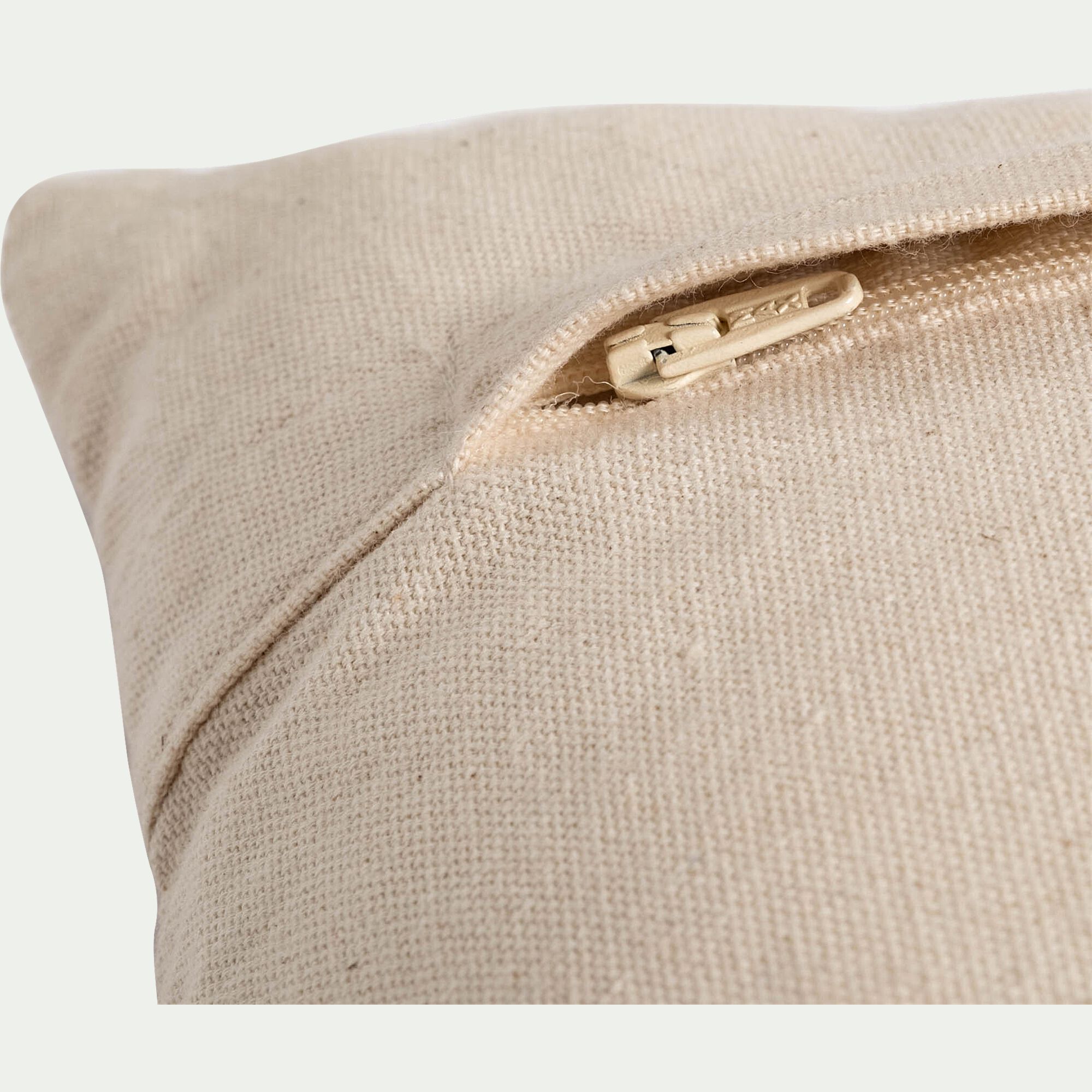 BARRAS - Coussin ethnique en coton 30x50cm - terracotta