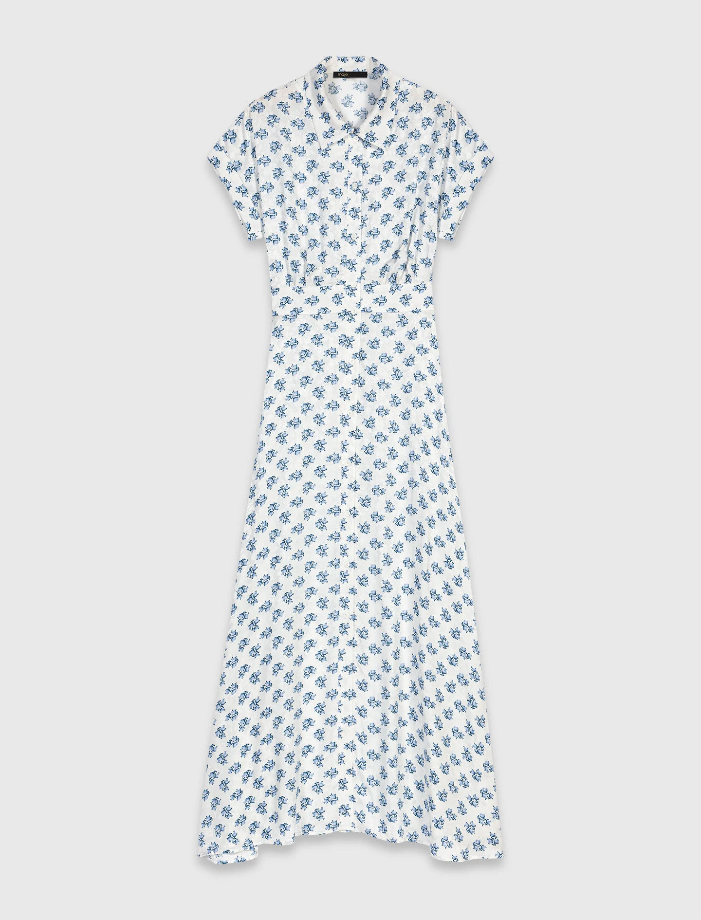Robe longue imprimée jacquard