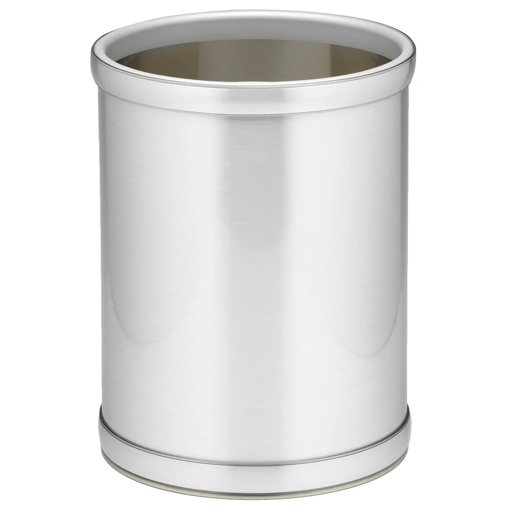Mylar Metalic 10.25-inch Round Waste Basket