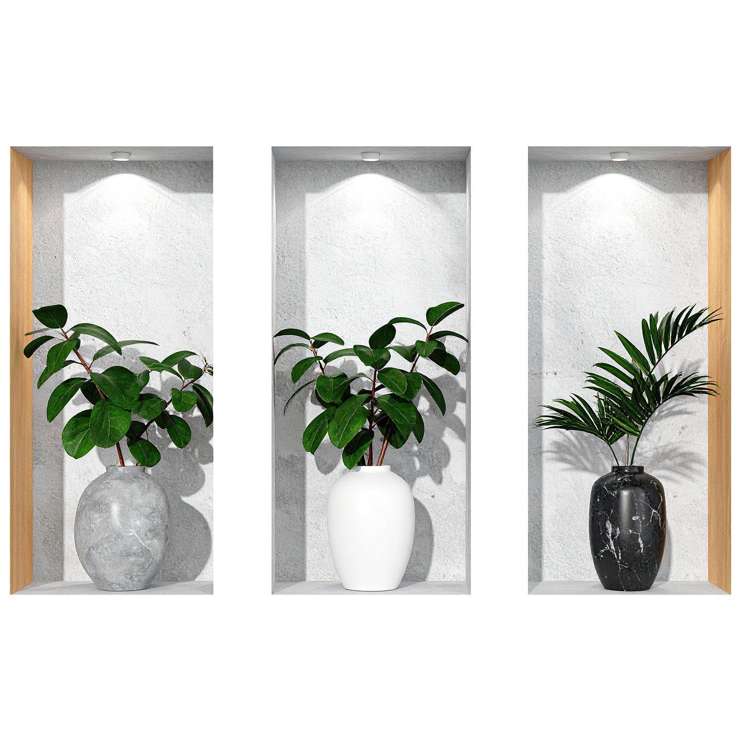 Naklejka dziura 3D okno krajobraz efekt w ścianie 60x37