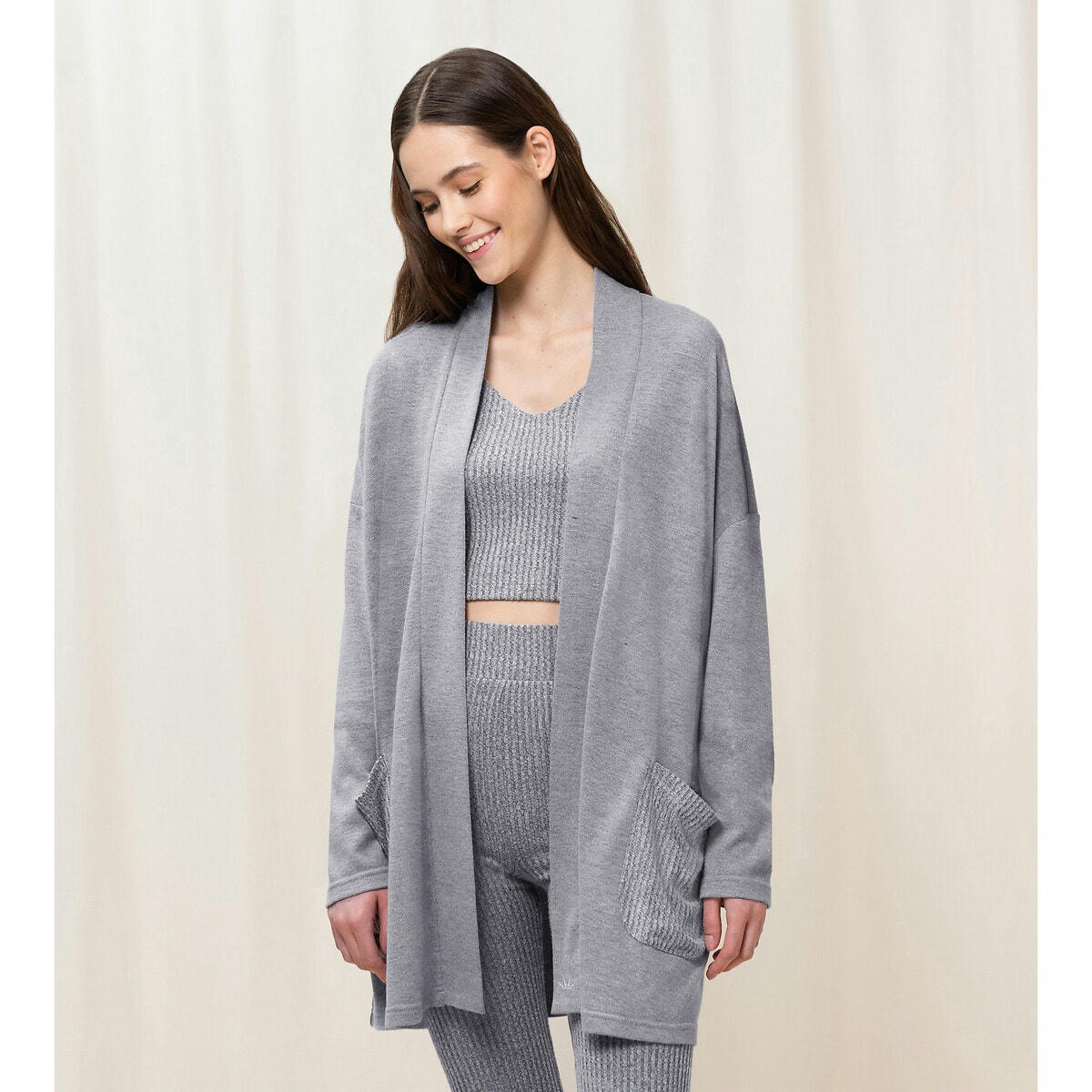 Long gilet homewear Thermal