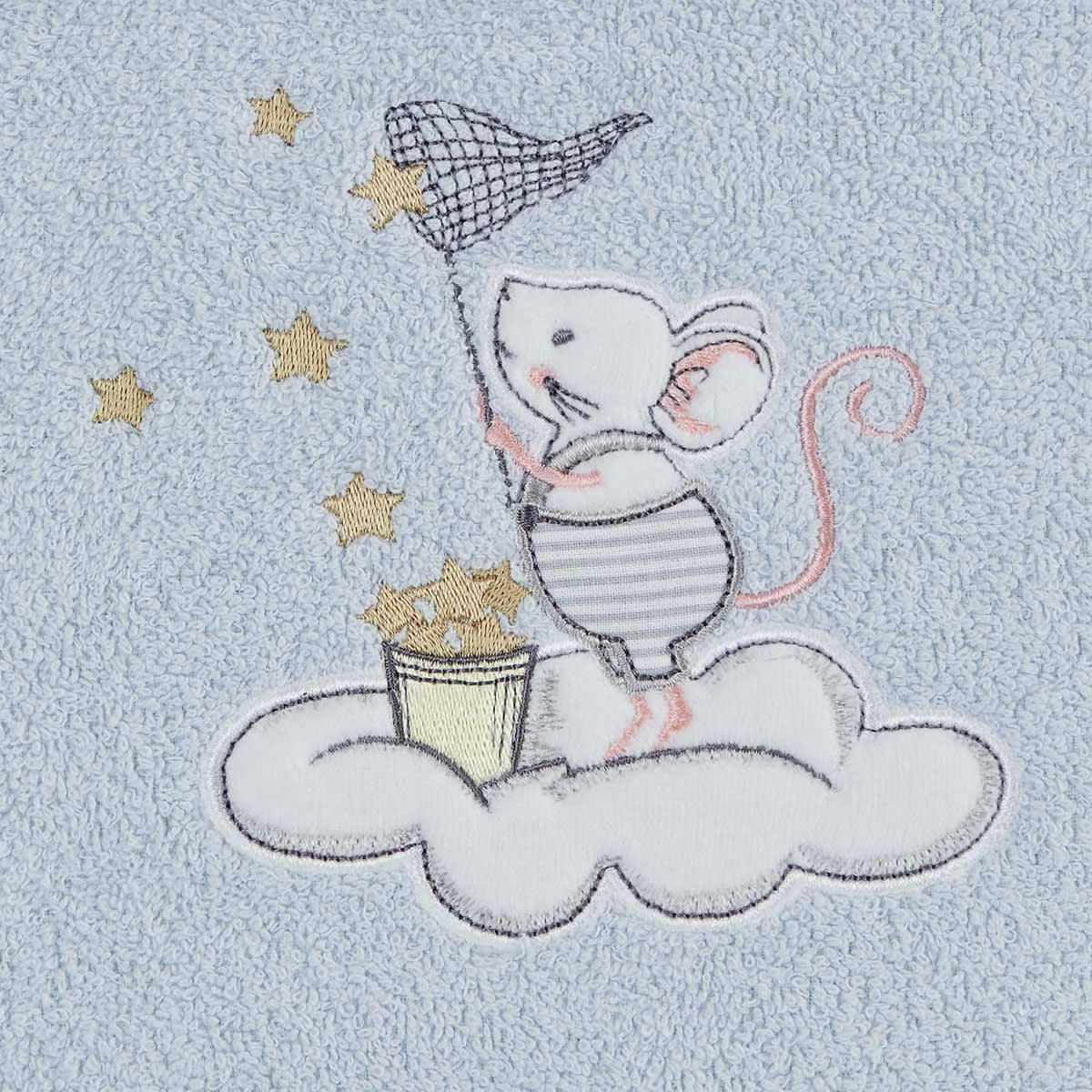 MOUSKY - Cape de bain  ciel  75x75 cm