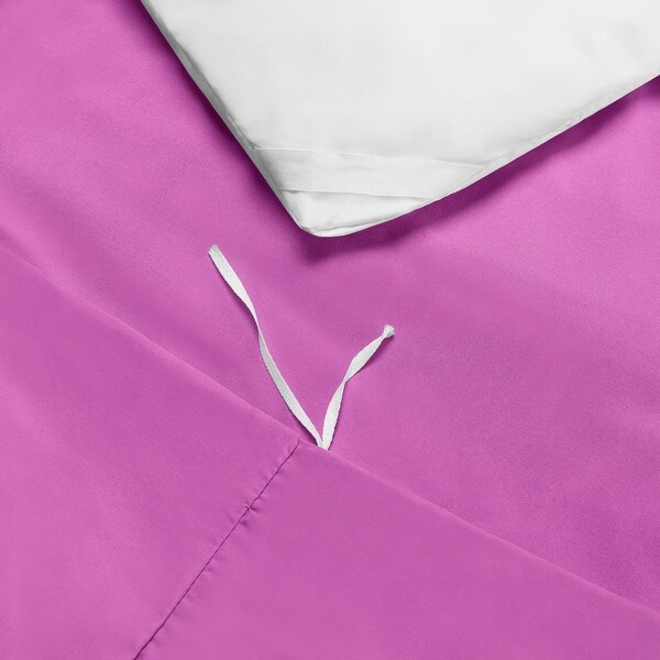 Nestl Ultra Soft Double Brushed Microfiber Duvet Cover Set with Button Closure