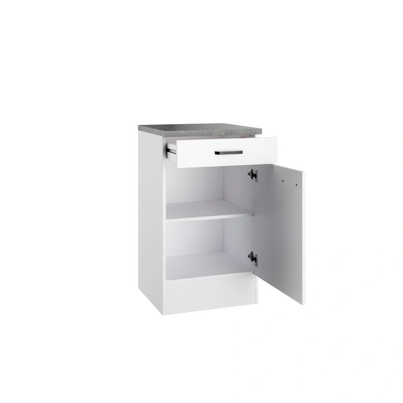 Unterschrank »OPTImulti MUBO U505-1  «, BxTxH: 50 x 50 x 88 cm, Weiß (Bonn214)