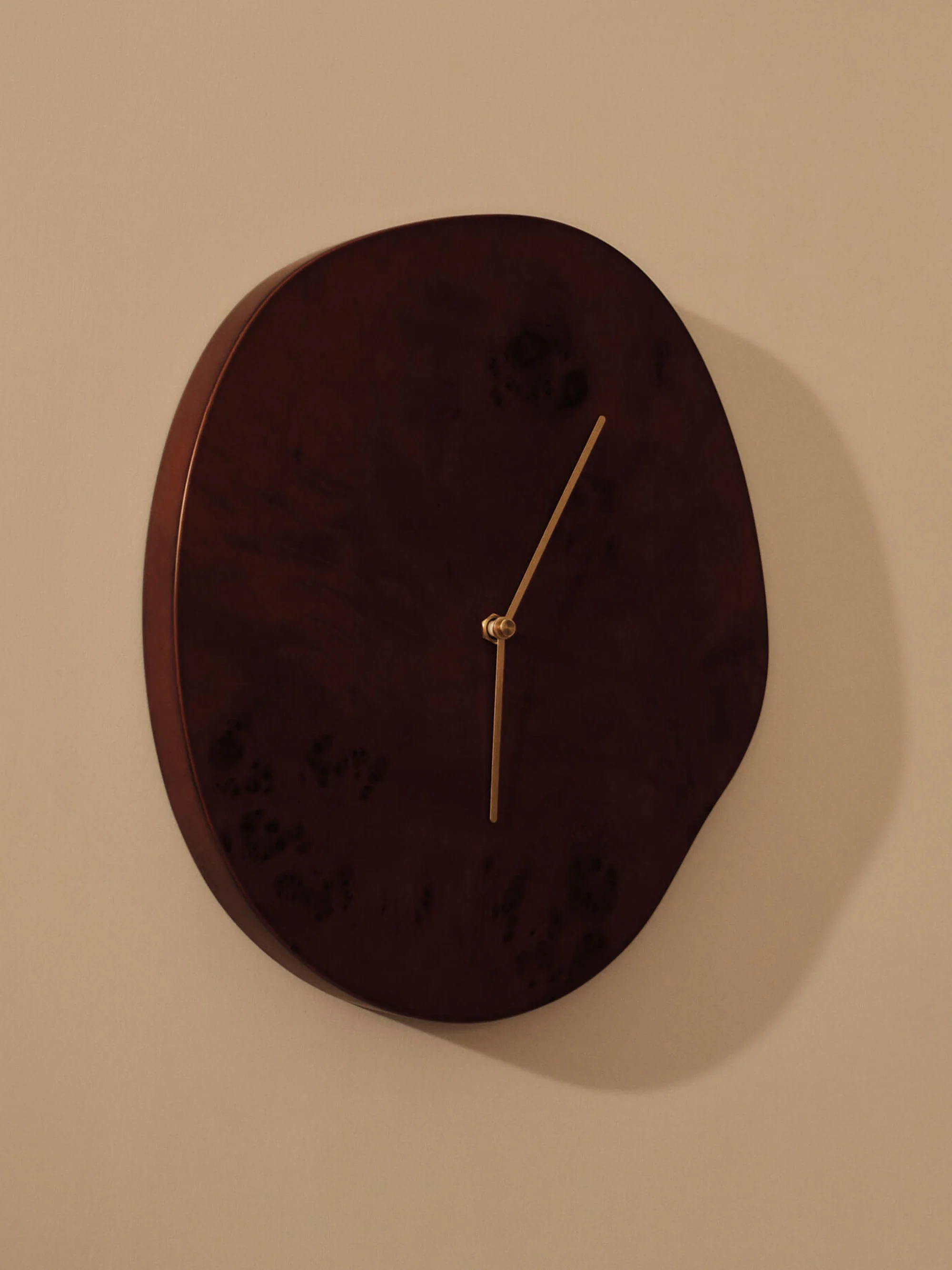 Holz-Wanduhr Melt