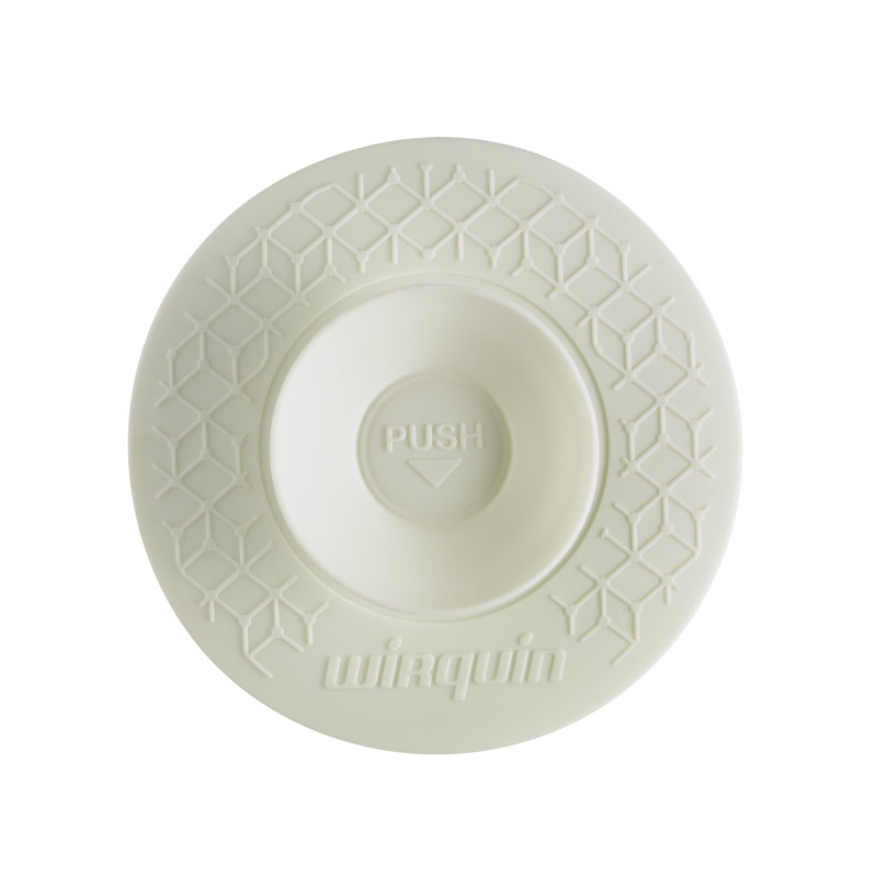 Bouchon universel Uppy 2-en-1 blanc Ø 110 mm WIRQUIN