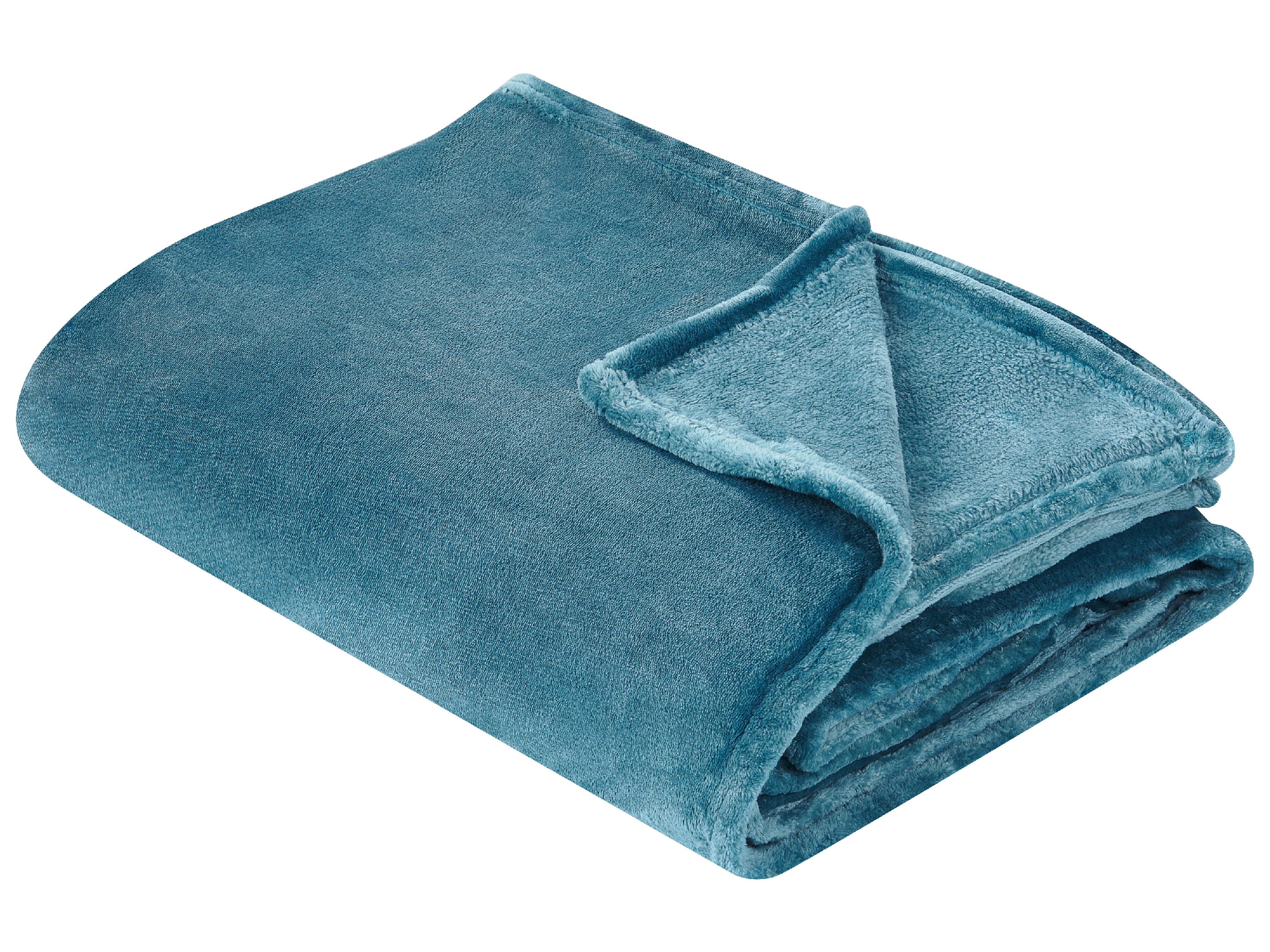 Blanket BAYBURT 150 x 200 cm Blue