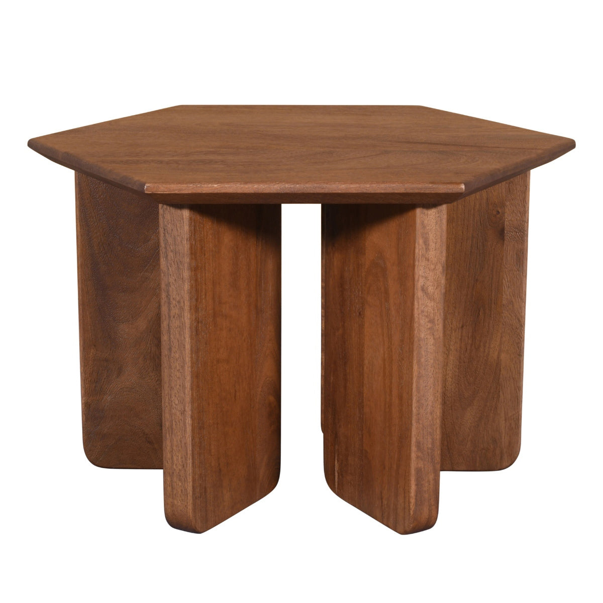 DÉJA Living Salontafel Martos - Donkerbruin Mangohout - 60x60x38cm