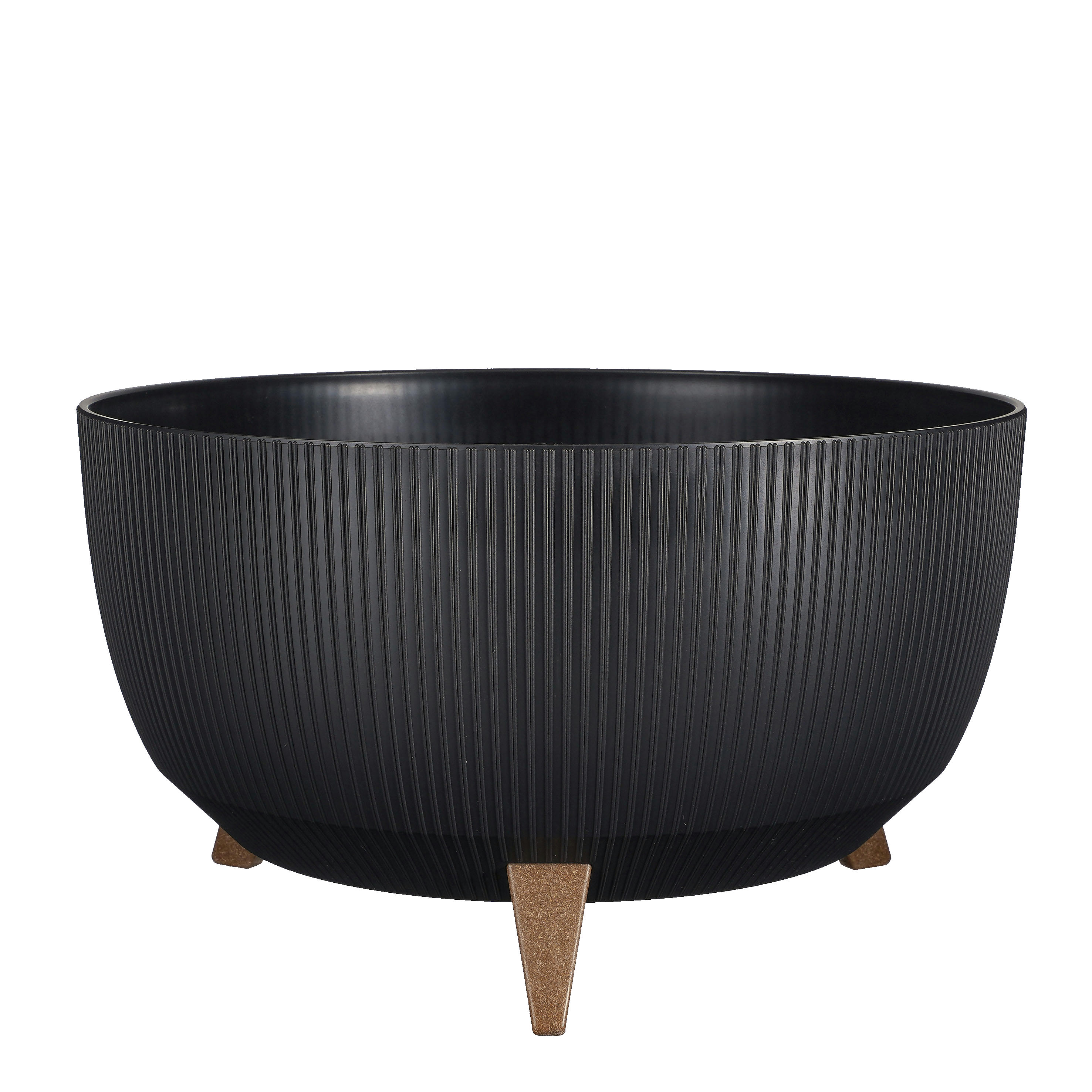 DOPPIO - Cache-pot avec pieds noir D47