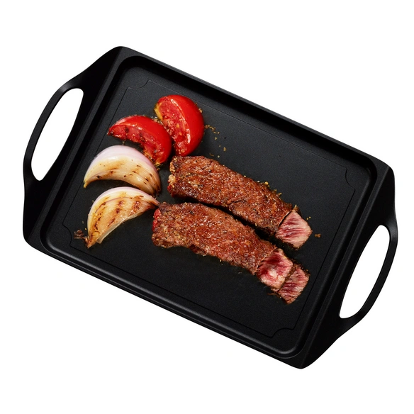 Grillplatte, BxTxH: 45 x 26 x 2 cm, für Induktion geeignet