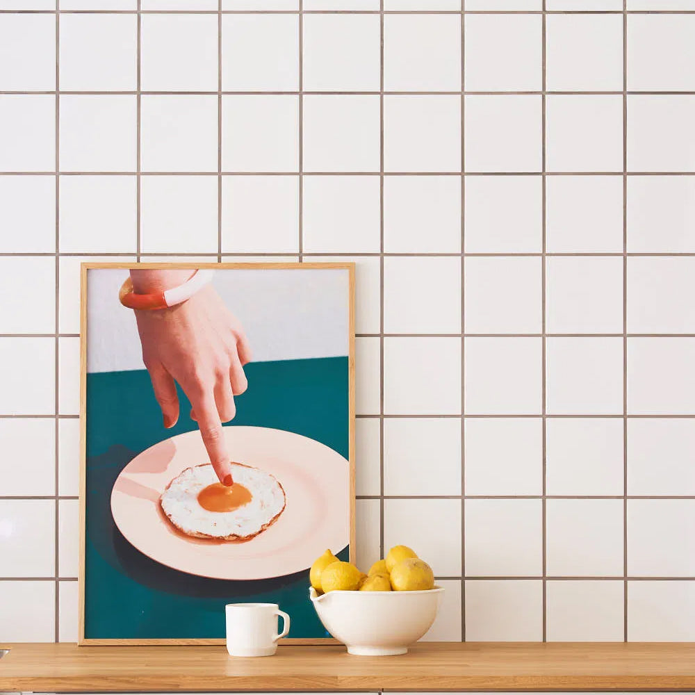 Paper Collective Fried Egg Poster - 50 x 70 cm