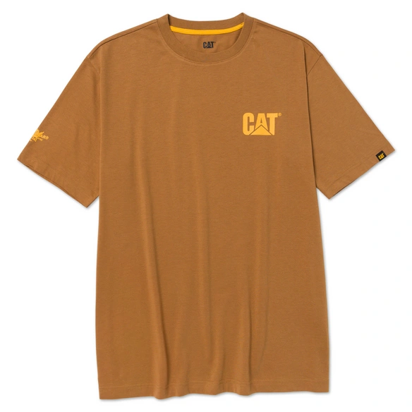 Graphic T-Shirt, Sites-Bronze, Baumwolle/Polyester, XL