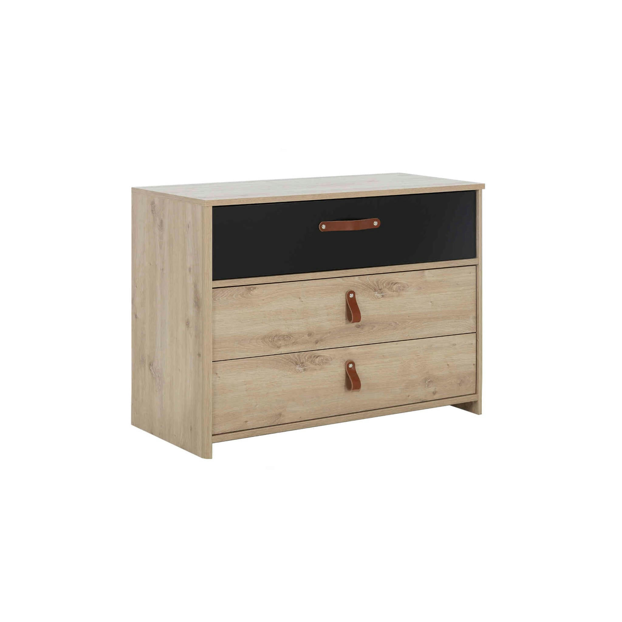 - Commode 3 tiroirs naturel