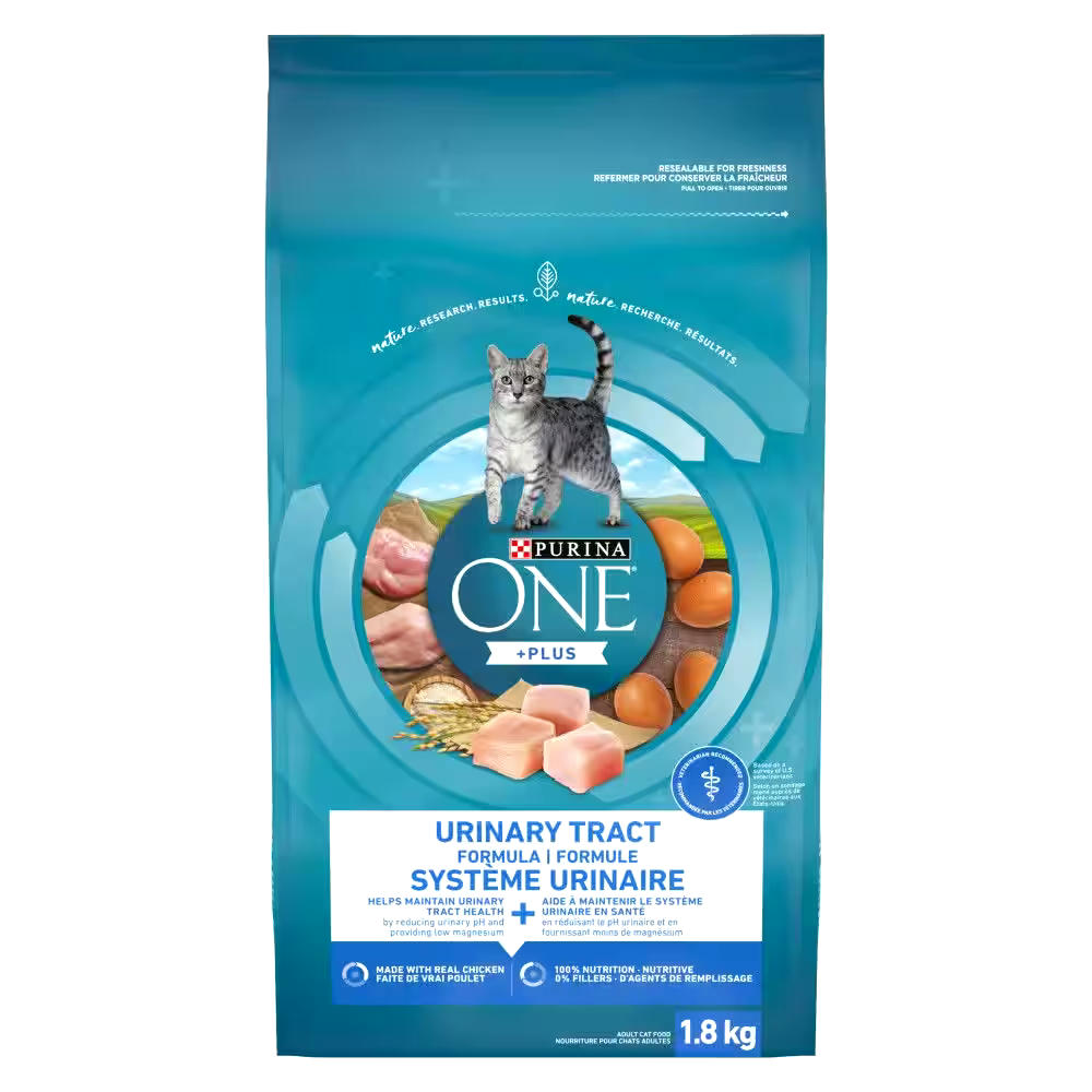 Purina ONE SmartBlend Urinary Tract Health Dry Cat Food, 1.8-kg