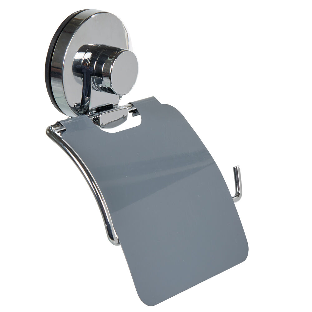 Dérouleur papier toilette à ventouse gris
