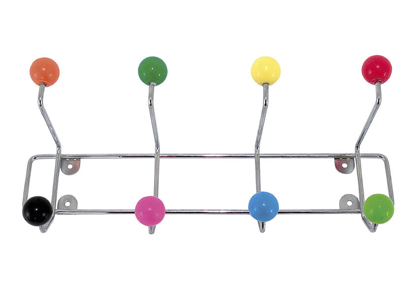 Wieszak na ubrania na ścianę SATURNUS COLORS, 34 cm