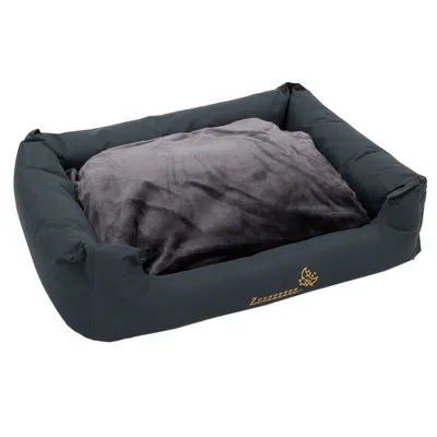Dog bed Sleepy Time grey with cushion