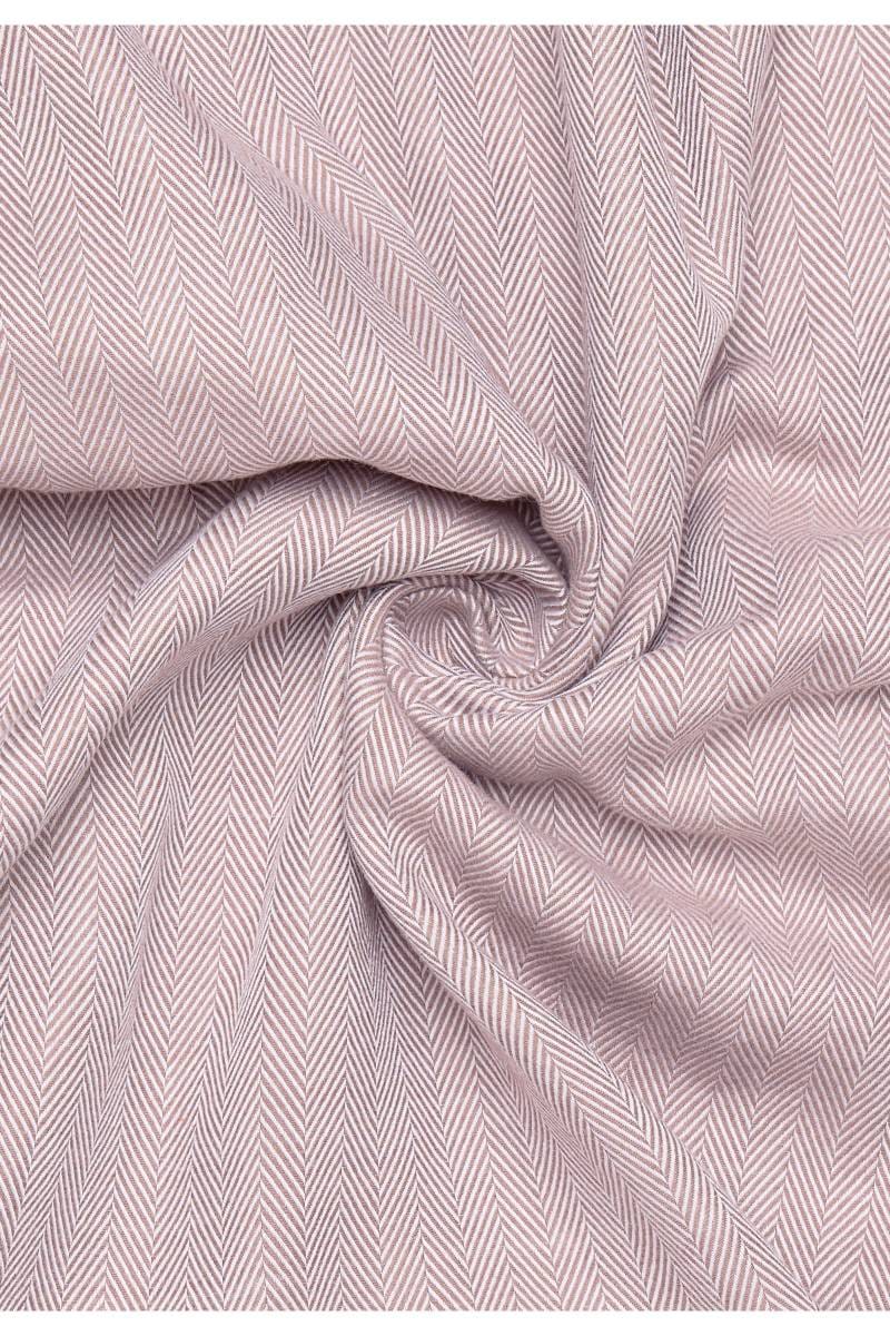 ETERNA 1863 Modern Fit Tencel Hemd beige-braun, Strukturiert