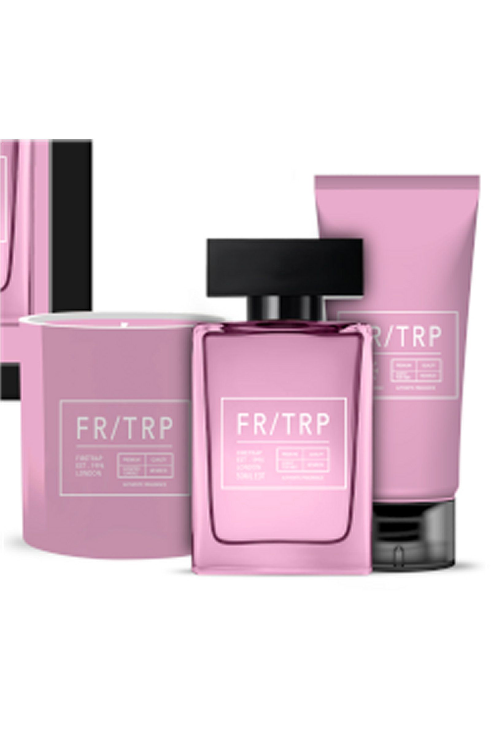 Firetrap Her Eau de Toilette Spray 50ml Body Wash 100ml, Scented Candle 160g