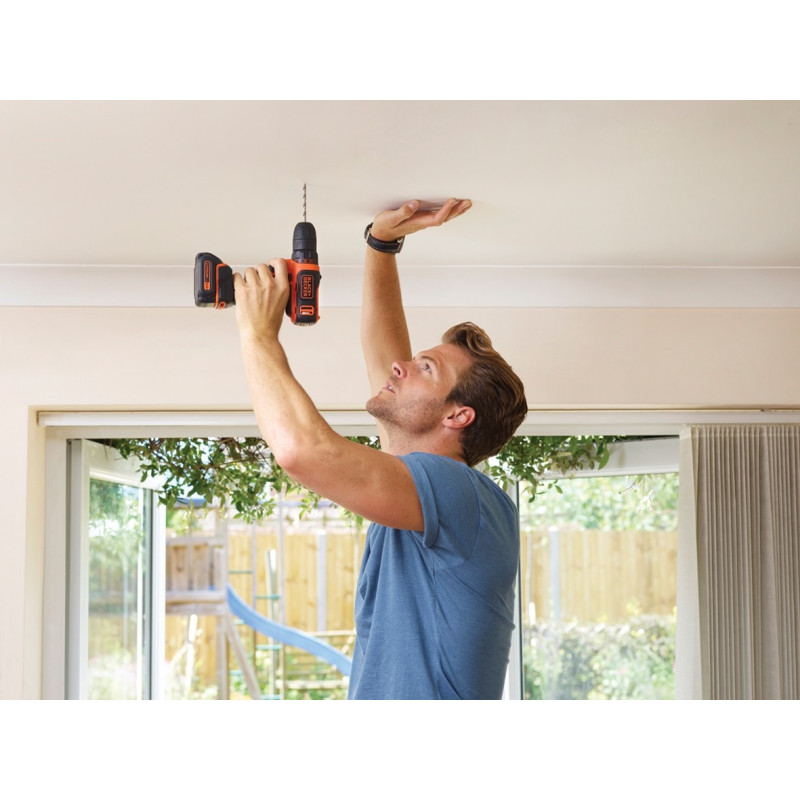 Perceuse visseuse sur batterie BDCDD12KB-QW 10,8 V BLACK DECKER