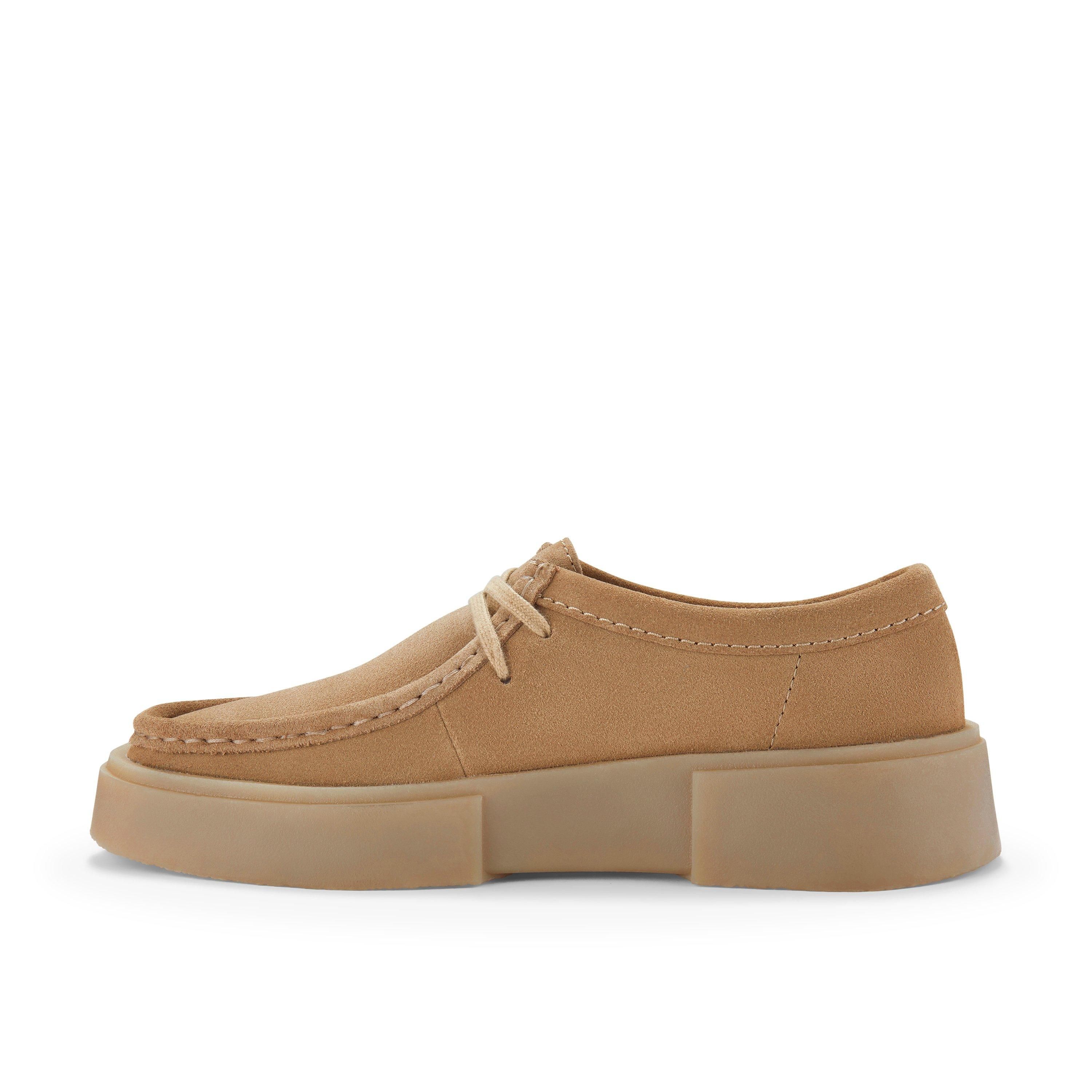 Clarks Torview Dark Sand Suede Lace Up