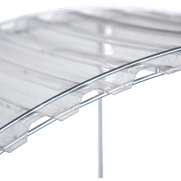 Tomatendach »Rapido«, Breite: 119 cm, Dach: Polycarbonat (PC), silberfarben