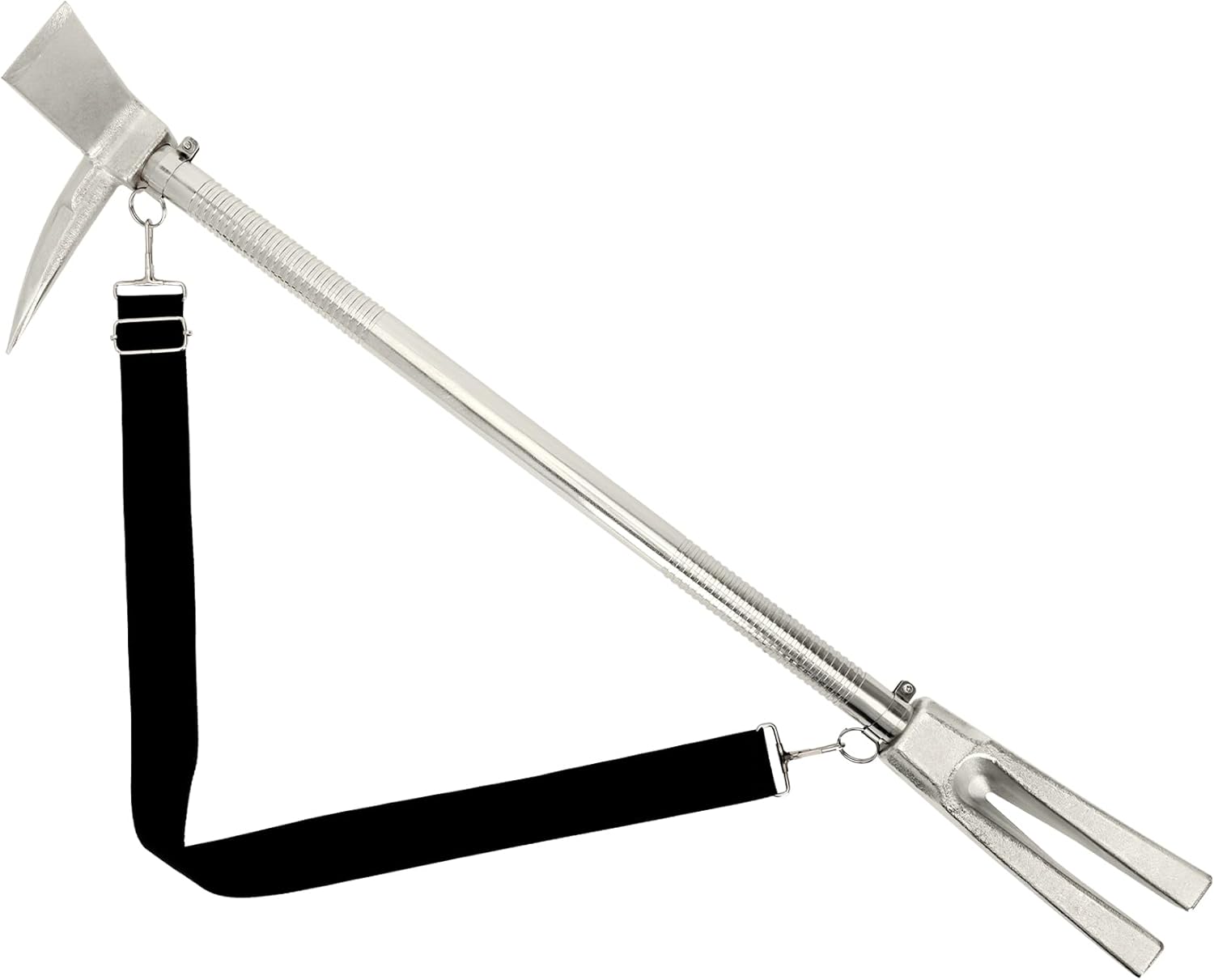 30 Halligan Tool, Halligan Bar with Carry Strap for Fire Rescue, Tactical Breaching & Emergency Entry