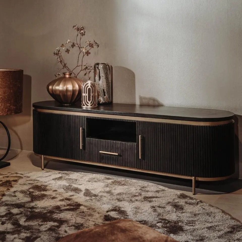 Tower Living - Rivello tv-meubel - 180 cm - zwart