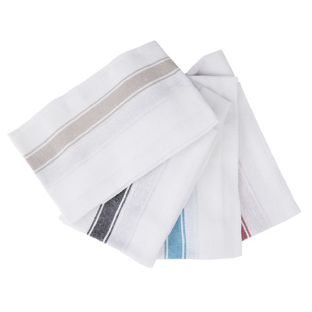 Torchon en coton blanc x4 40x60cm