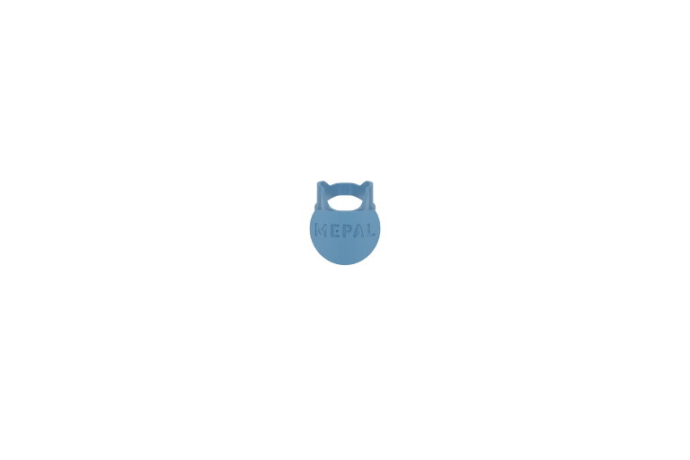 Drukknop drinkfles pop-up campus - cool blue