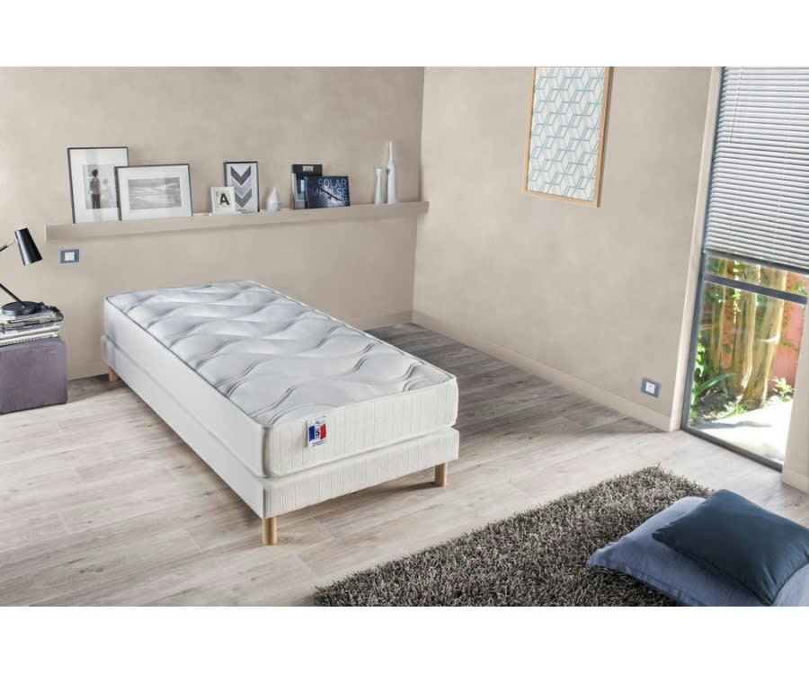 DIMAIME - Matelas Mémoire de forme bi confort 90x190